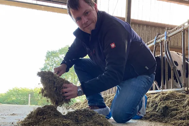 Umdrehen der Schaufelprobe Umdrehen der Schaufelprobe